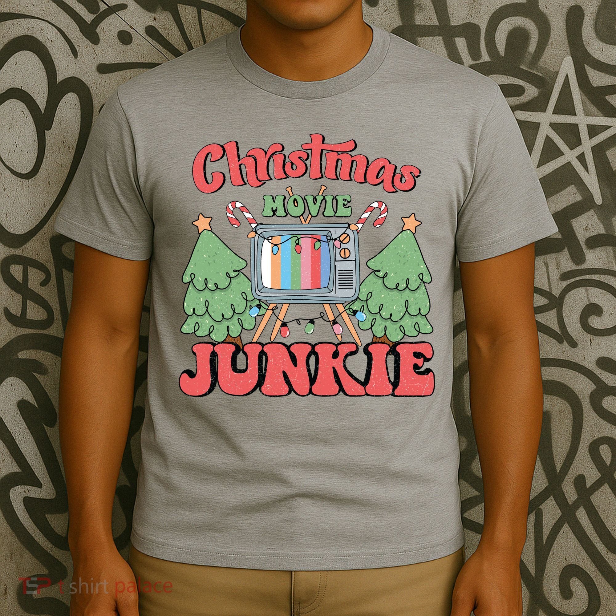 Christmas Movie Junkie T-Shirt