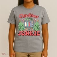 Christmas Movie Junkie T-Shirt thumb 4