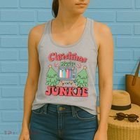 Christmas Movie Junkie Women's Tank Top thumb 2