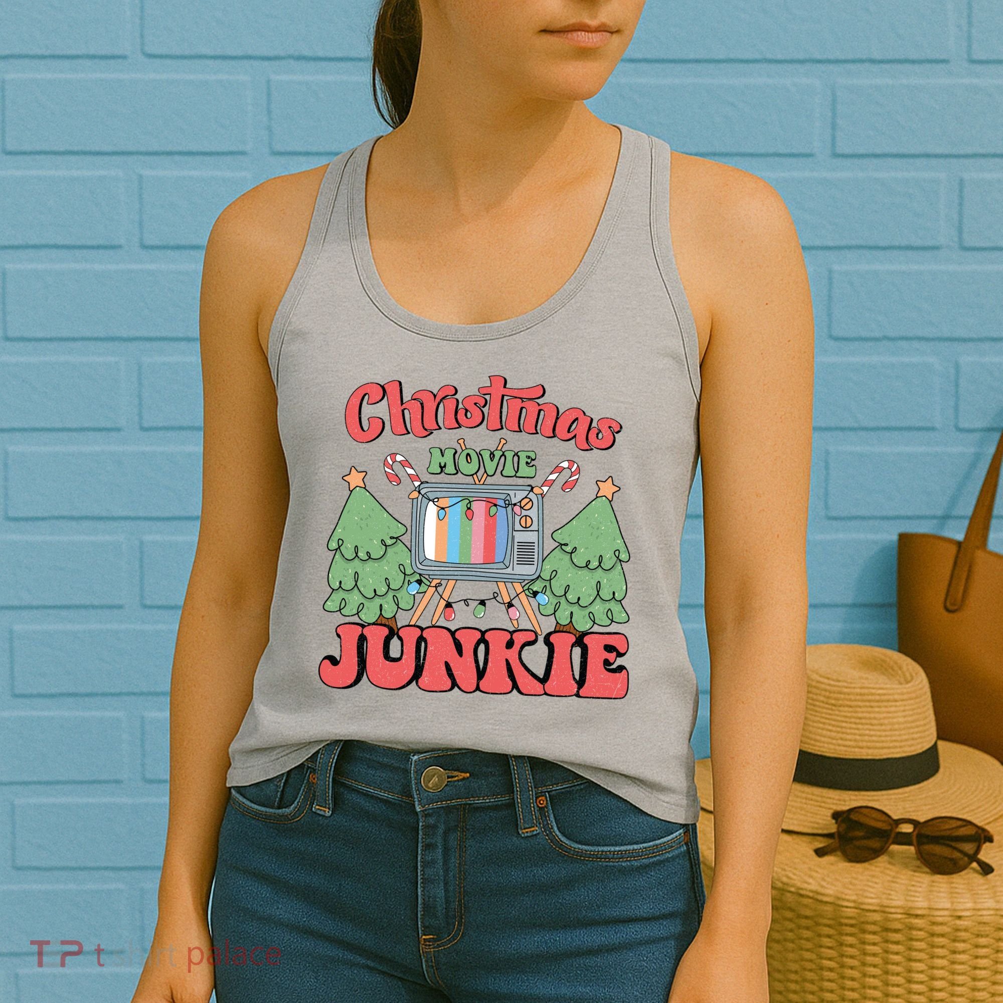 Christmas Movie Junkie Women's Tank Top