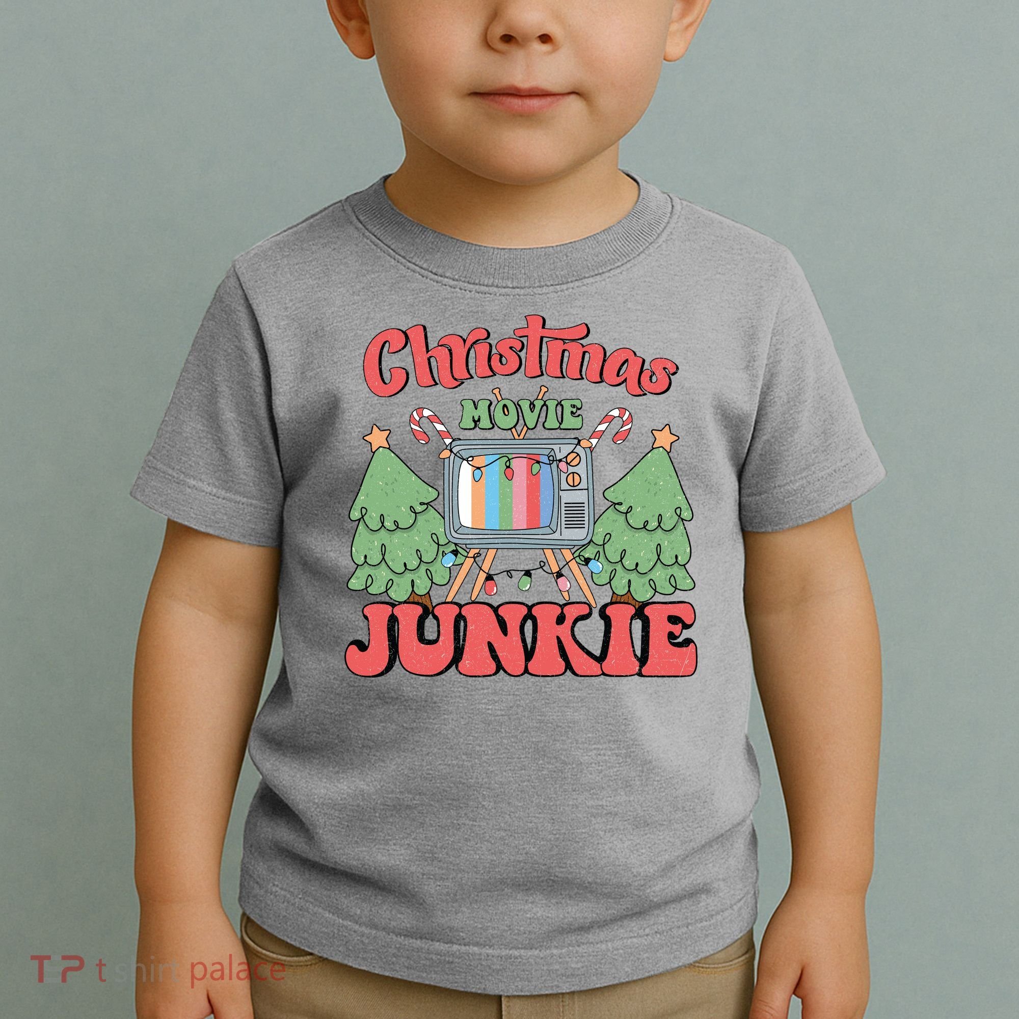 Christmas Movie Junkie Toddler T-Shirt