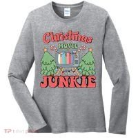 Christmas Movie Junkie Women's Long Sleeve Shirt thumb 0