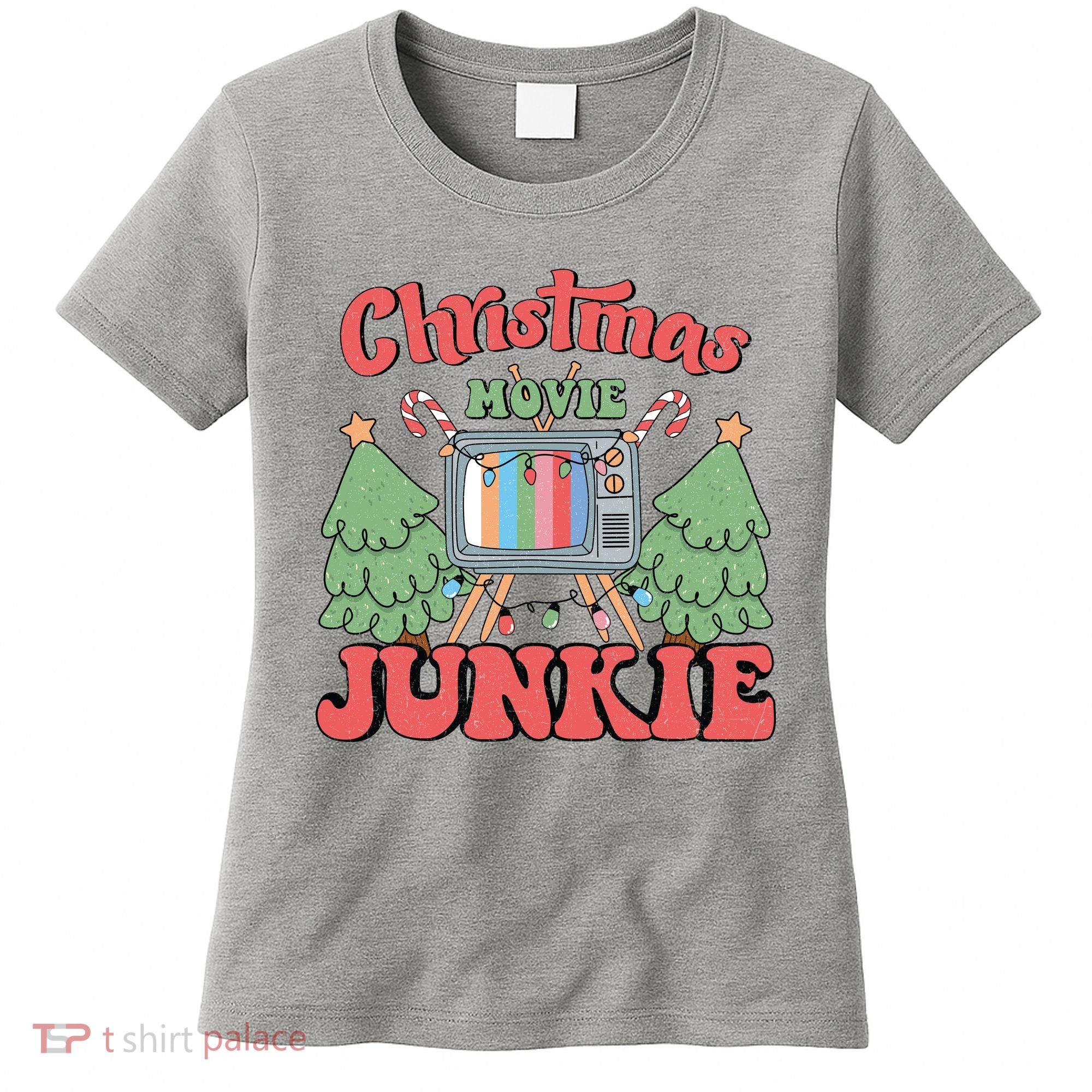 Christmas Movie Junkie Women's T-Shirt