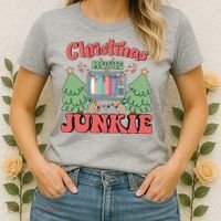 Christmas Movie Junkie Women's T-Shirt thumb 2