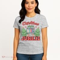 Christmas Movie Junkie Women's T-Shirt thumb 4