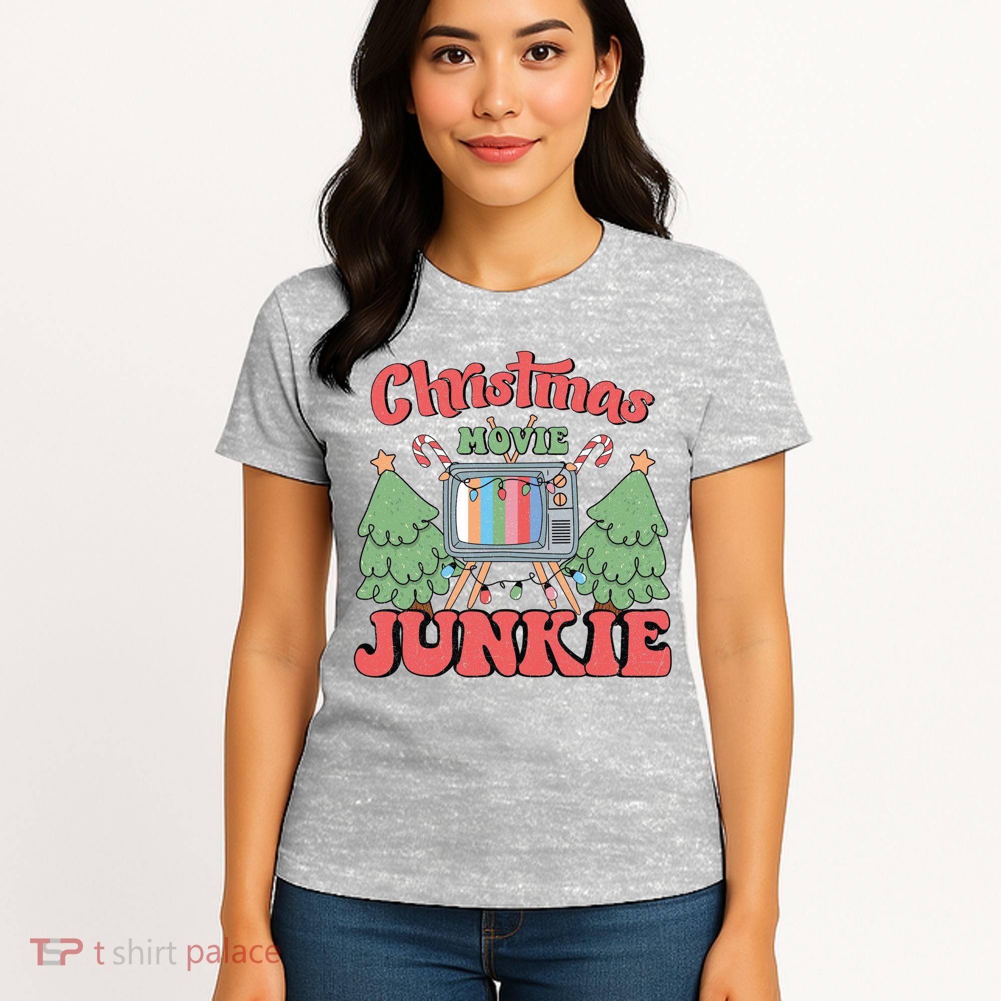 Christmas Movie Junkie Women's T-Shirt