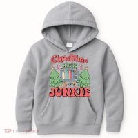 Christmas Movie Junkie Kids Hoodie thumb 0