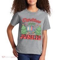 Christmas Movie Junkie Kids T-Shirt thumb 2