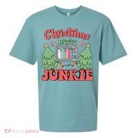 Christmas Movie Junkie Sueded Cloud Jersey T-Shirt thumb 0