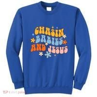 Christian Mom Jesus God Religious Chasin And Jesus Gift Sweatshirt thumb 0