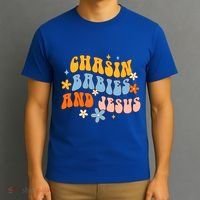 Christian Mom Jesus God Religious Chasin And Jesus Gift T-Shirt thumb 3