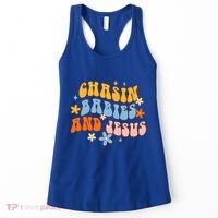 Christian Mom Jesus God Religious Chasin And Jesus Gift Women's Tank Top thumb 0