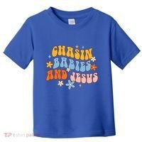 Christian Mom Jesus God Religious Chasin And Jesus Gift Toddler T-Shirt thumb 0