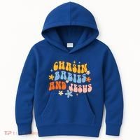 Christian Mom Jesus God Religious Chasin And Jesus Gift Kids Hoodie thumb 0