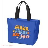 Christian Mom Jesus God Religious Chasin And Jesus Gift Tote Bag thumb 3