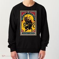 Christmas Merry Krampus Naughty Brats Circus Poster Style  Women's Sweatshirt thumb 0