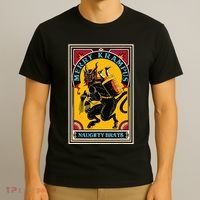 Christmas Merry Krampus Naughty Brats Circus Poster Style  T-Shirt thumb 3