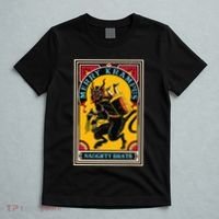 Christmas Merry Krampus Naughty Brats Circus Poster Style  T-Shirt thumb 5