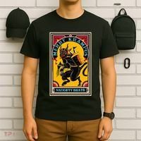 Christmas Merry Krampus Naughty Brats Circus Poster Style  T-Shirt thumb 6