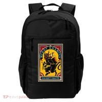 Christmas Merry Krampus Naughty Brats Circus Poster Style  Backpack thumb 0