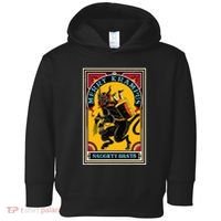 Christmas Merry Krampus Naughty Brats Circus Poster Style  Toddler Hoodie thumb 0