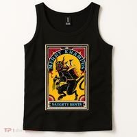 Christmas Merry Krampus Naughty Brats Circus Poster Style  Tank Top thumb 2