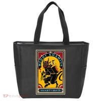 Christmas Merry Krampus Naughty Brats Circus Poster Style  Tote Bag thumb 0