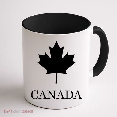 Canada Maple Leaf Canadian Flag Coffee Mug back
