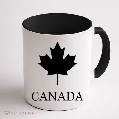 Canada Maple Leaf Canadian Flag Coffee Mug back