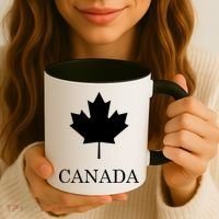 Canada Maple Leaf Canadian Flag Coffee Mug thumb 3