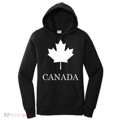 Canada Maple Leaf Canadian Flag Women's Hoodie