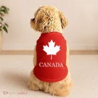 Canada Maple Leaf Canadian Flag Doggie Tank thumb 2