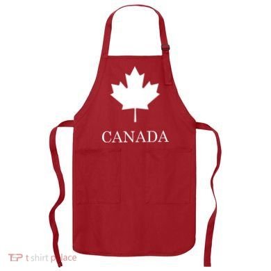 Canada Maple Leaf Canadian Flag Apron