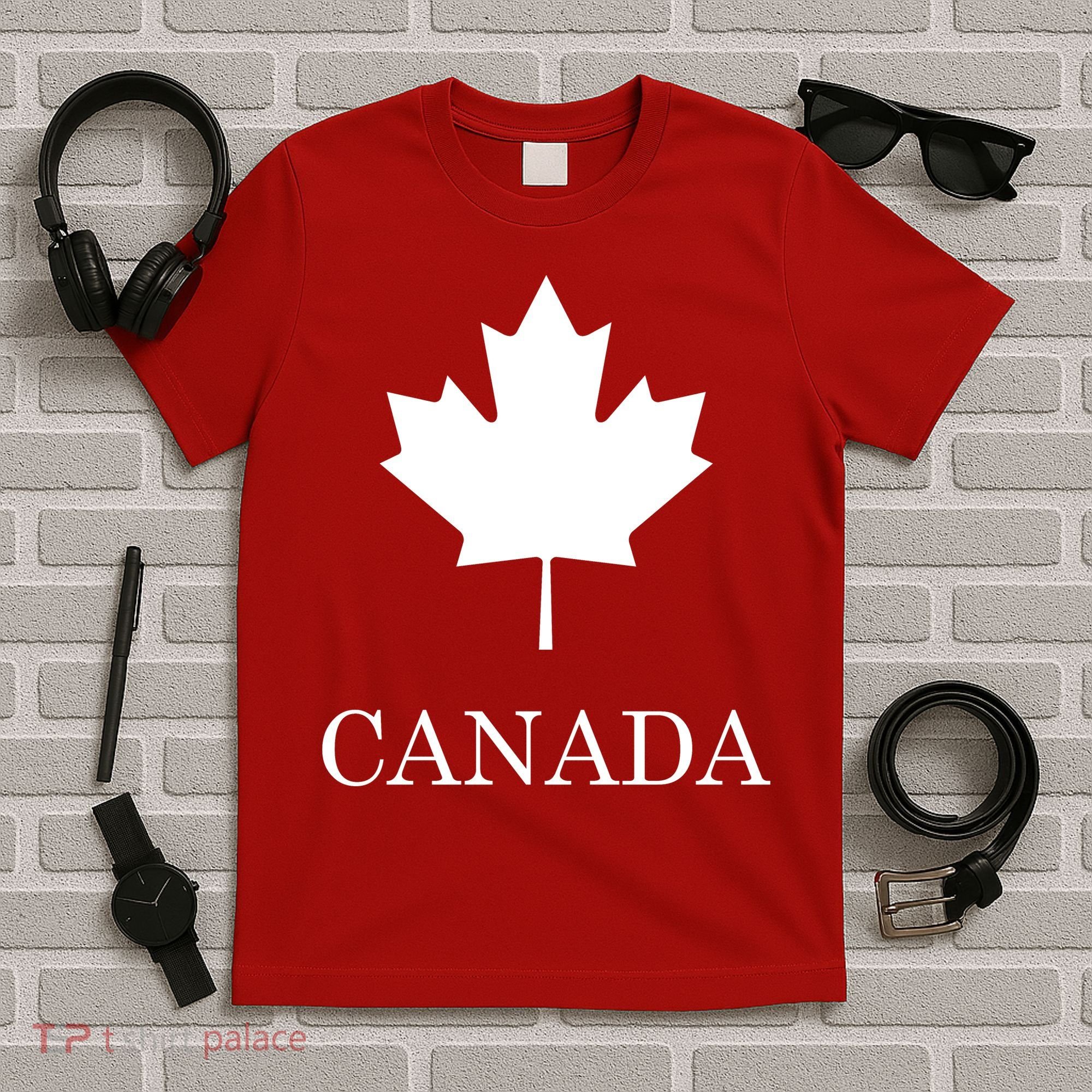 Canada Maple Leaf Canadian Flag T-Shirt