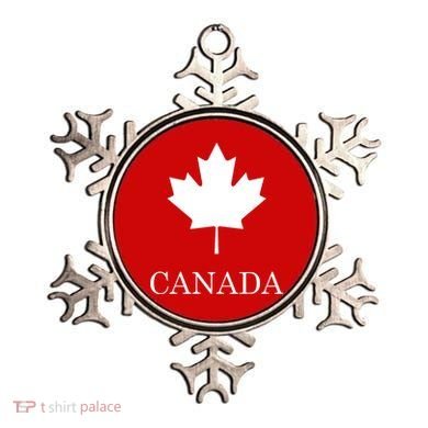 Canada Maple Leaf Canadian Flag Ornament