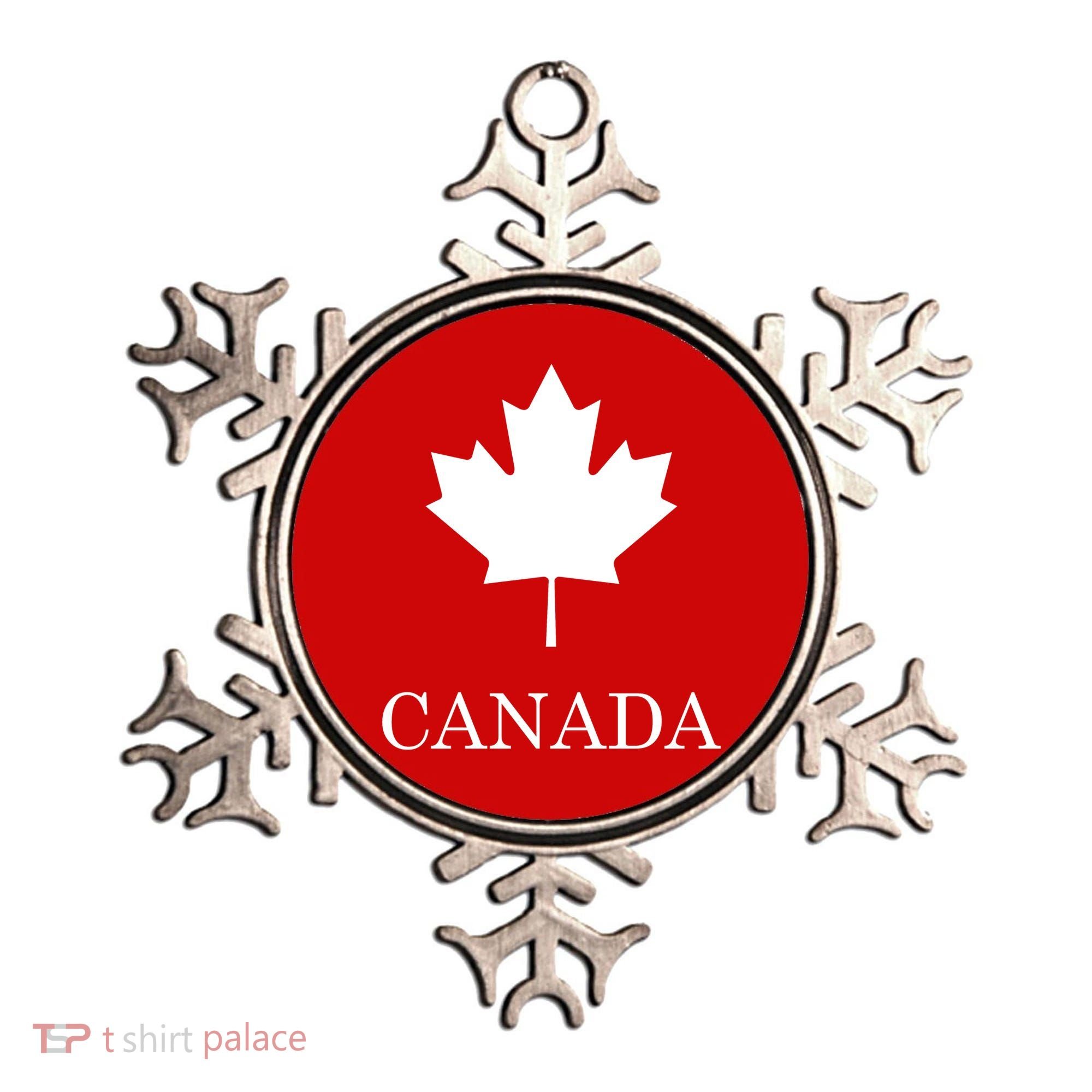 Canada Maple Leaf Canadian Flag Ornament