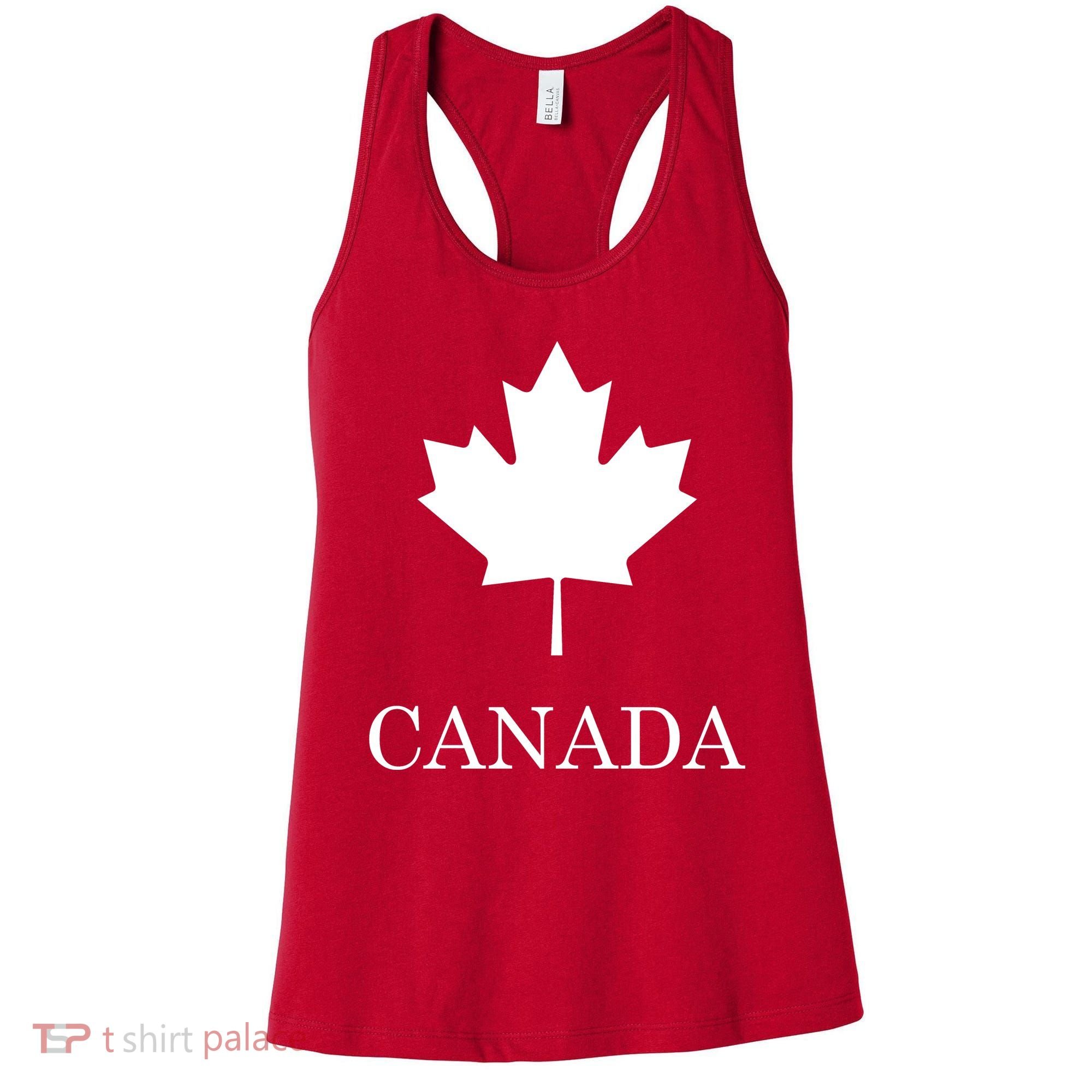 Canada Maple Leaf Canadian Flag Women's Tank Top