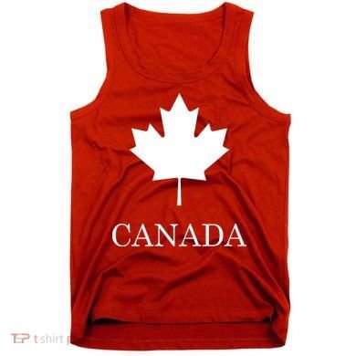 Canada Maple Leaf Canadian Flag Tank Top