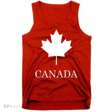 Canada Maple Leaf Canadian Flag Tank Top