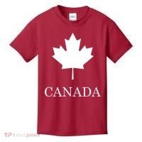 Canada Maple Leaf Canadian Flag Kids T-Shirt thumb 0