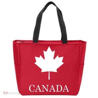 Canada Maple Leaf Canadian Flag Tote Bag