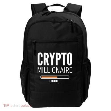 Crypto Millionaire Loading Funny Crypto Currency Backpack
