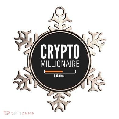 Crypto Millionaire Loading Funny Crypto Currency Ornament