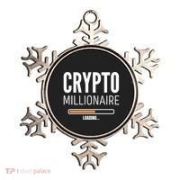 Crypto Millionaire Loading Funny Crypto Currency Ornament thumb 0