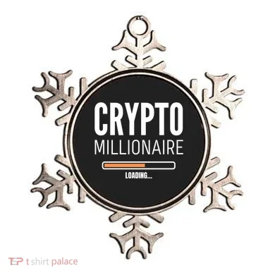 Crypto Millionaire Loading Funny Crypto Currency Ornament