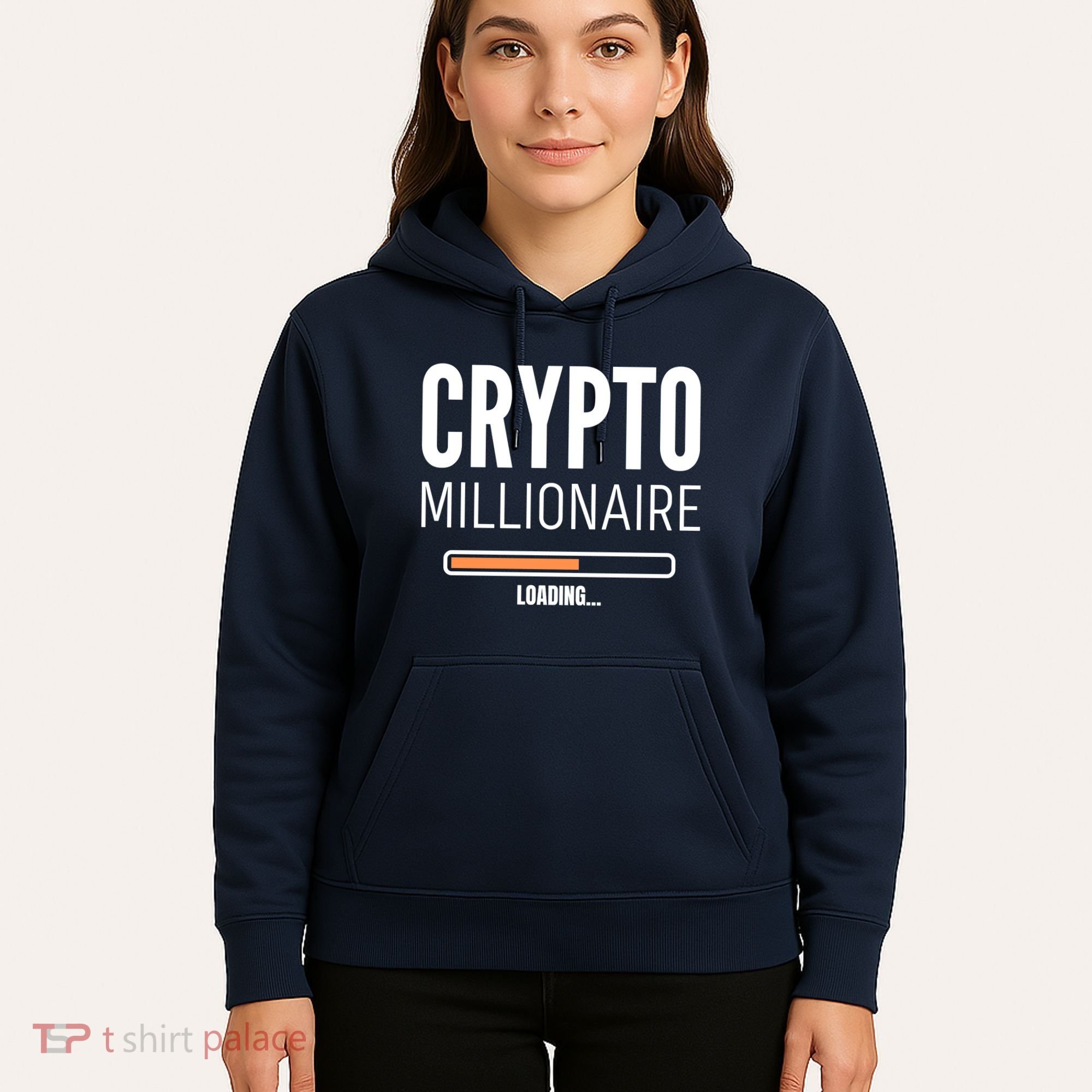 Crypto Millionaire Loading Funny Crypto Currency Hoodie