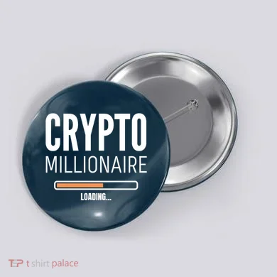 Crypto Millionaire Loading Funny Crypto Currency Button