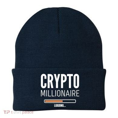 Crypto Millionaire Loading Funny Crypto Currency Beanie