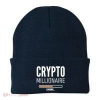 Crypto Millionaire Loading Funny Crypto Currency Beanie thumb 0