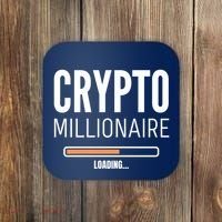 Crypto Millionaire Loading Funny Crypto Currency Coaster thumb 0